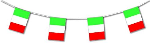 Party Deco Italian Flag Bunting 17ft Lengths
