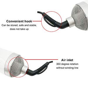 Warmluftbürste,Rotierende Warmluftbürste,Heißluftbürste Lockenwickler,Locke und Trocken in einem Schritt Rundbürstenföhn, 2 in 1 Haarstyler StylingbüRsten Elektrische Ionisch LockenbüRste