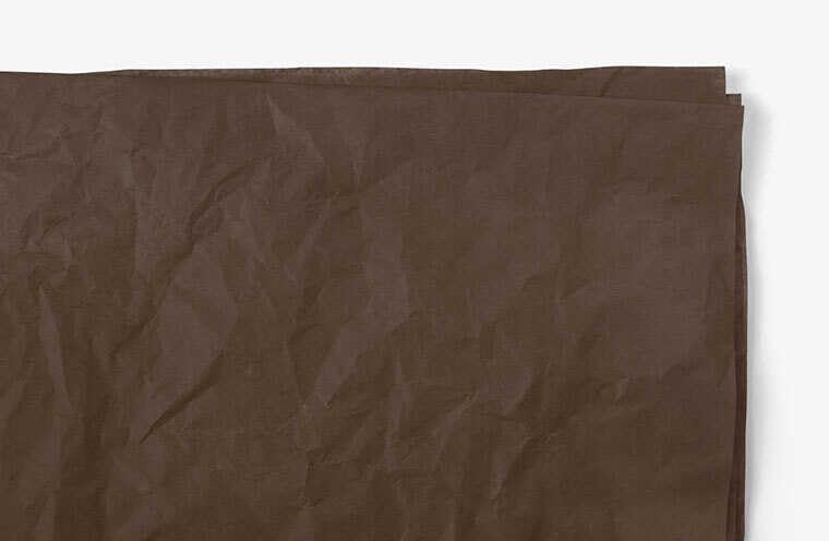 InsideMyNest Coloured Tissue Paper Sheets Premium Quality (Brown, 50) — image 1