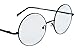Bestum Retro Round Optical Spring Hinge Metal Glasses Frame Clear lens