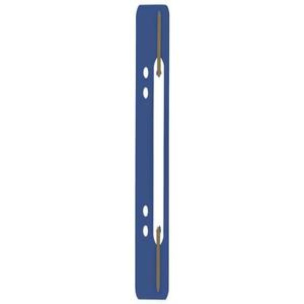Durable Flexi Filing Strip Fastener 34 x 150mm, Pack of 250 Fastening Strips, Dark Blue in Colour, ideal for Organising and Storing Documents