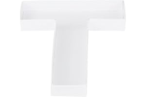 WENPACK 8" Small Fillable Cardboard Letter Shaped Paper Mache Cutouts Candy Tray Food Container(T)