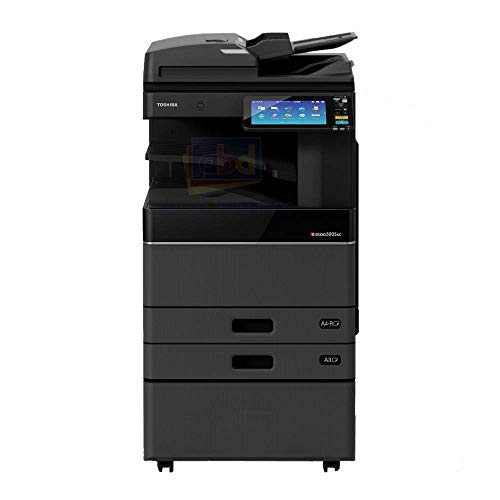 Toshiba E-Studio 4505AC A3 Color Laser Multi-Function Copier - 45ppm, Copy, Print, Scan, Scan-to-USB, Print-from-USB, Auto Duplex, Network, SRA3/A3/A4/A5, 2 Trays, Stand (Renewed)