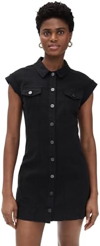 paige jaxsyn denim dress Paige Women's Jaxsyn Denim Minidress - Rich Chocolate