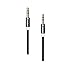 Cone® 6.6Ft Nylon Premium Aux Cable ,Gold Plated Connectors, Auxiliary Audio Cable for Car / home Stereos,Headphones,iphone,Computer,Speaker,MP3 Players ( Black )