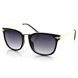 zeroUV - Designer Inspired Retro Fashion Round P-3 Frame Acetate Metal Frame