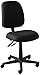 OFM Posture Series Armless Mid Back Task Chair - Stain Resistant Fabric Swivel Chair, Black (118-2)