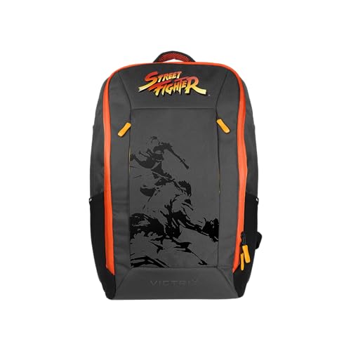 【Amazon.co.jp限定】VICTRIX by TURTLE BEACH Tournament Backpack Street Fighter Edition｜ゲーミングバックパック 27L｜ノートPC対応（15インチ）｜Fight Stick収納対応｜旅行・大会向け【Capcom公式ライセンス】【メーカー保証2年+代理店保証6ヶ月】
