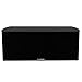 Fluance XL7CBK High Performance Two-Way Center Channel Speaker for Home Theater - Black Ash