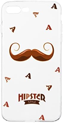 Jusor Iphone 7 plus Case Silicone Soft Shell Drawing Case for 5.5 Inches Iphone 7 plus (Moustache)