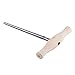 ammoon Violin Peg Hole Reamer 1:30 Taper with Wood Handle for 3/4 4/4 Violins Luthier Tool