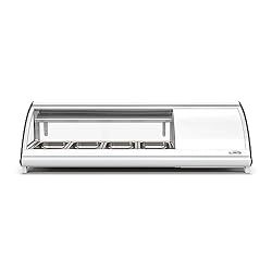 KoolMore KM-SR46-WH Glass Sushi Display Case