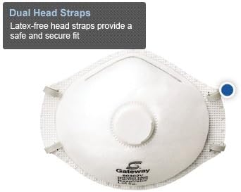 Gateway Safety TrueAir Vented N95 Particulate Respirator (10 Pk) 80302V
