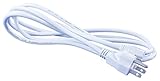 Omnihil (WHT) 8 Feet AC Power Cord Compatible with