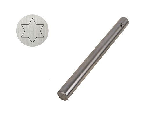 5 MM Millennium M-2 Hexagonal Star Shaped Stamp Tool for Stamping and Marking Jewelry and Metals