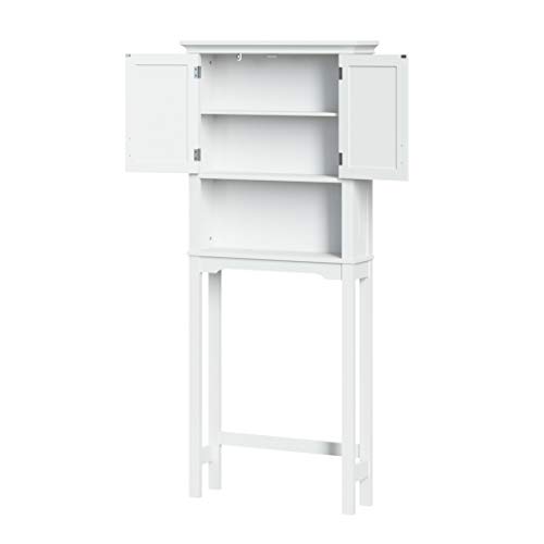 RiverRidge, White Somerset Bathroom Over the Toilet Storage Spacesaver