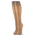MediPeds Women's Mild Compression Support Knee High Socks Fit, 1 Pair