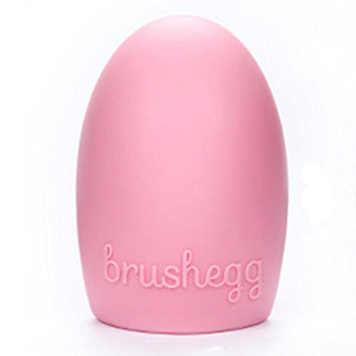 DZT1968 Silicone Gel Makeup Washing Brush Cleaner Egg Scrubber Tool (Pink) - Thumbnail 2