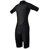 REALON-Wetsuit-Premium-Neoprene-3mm-Shorty-Tropical-Unisex-Men-Women-for-Watersport-Swimming-Snorkeling-Surfing-Black