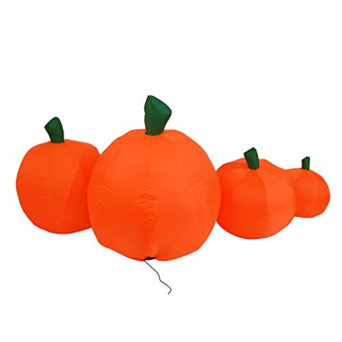 Eilane Halloween Inflatable Pumpkin Air Blown Jack-o-Lantern Decoration for Lawn Yard Garden Party Outdoor Decoration