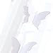 zilue Butterfly Banner Decorative Paper Garland for Wedding Baby Shower Birthday Theme Decor 110 Inches Long Pack of 2 Pieces White