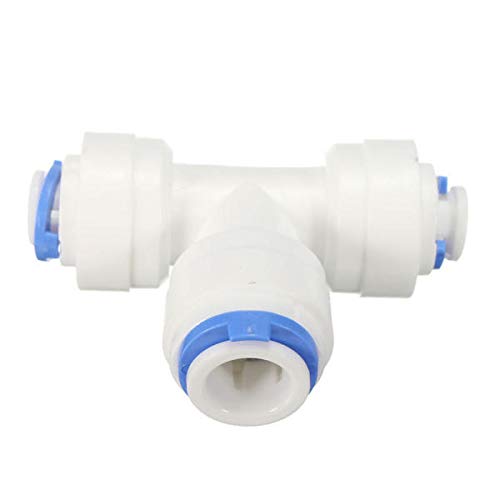 OKIl 3-way Tee Tube Quick Connect Push Fit Reverse Osmosis Pipe
