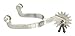 Kelly Silver Star Jingle Bob Spurs - Chrome Plated