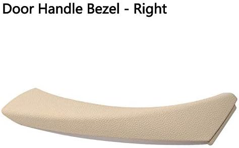 Ancher 1 Right Side Inner Door Panel Handle Bezel 51419150340 Outer Cover for BMW E90 Sedan Beige (Fits: [E90])