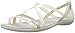 Crocs Women's Isabella Strappy Sandals, Oyster/Pearl White, 8