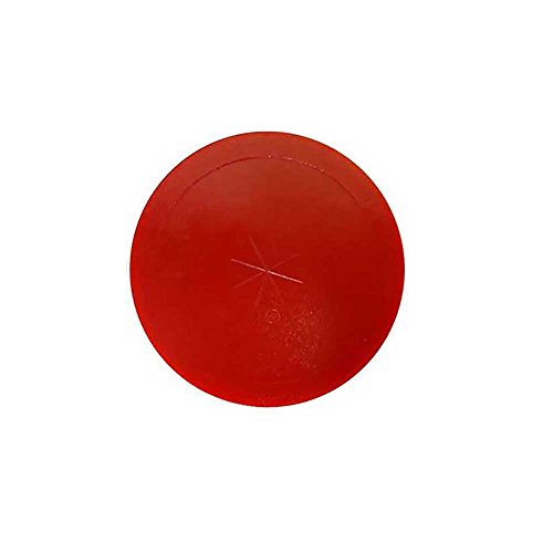 Red 3-1/4" Lexan Air Hockey Puck