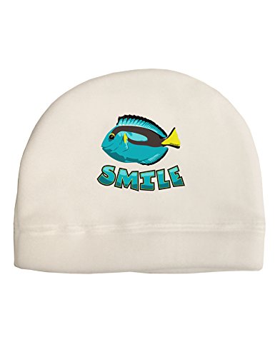 TooLoud Blue Tang Fish - Smile Child Fleece Beanie Cap Hat