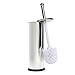 Home Intuition Modern Toilet Brush & Holder Set, Bathroom Bowl Scrubber with Holder, 1 Pack
