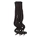 5pcs/Lot,5.91inchX39.37inch Long Curly Black Doll Hair Wefts BJD Dolls Hair Wigs for 1/3 1/4 1/6 BJD Natural Colors