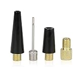 Flammi Bike Tire Inflator Ball Pump Needle Nozzle Adapter Kit (4Pcs Set)