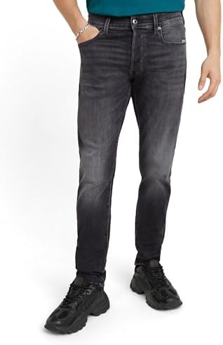 mnml Men's M588 Snap Slim Denim - Black, 28 at Amazon Men's