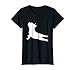 Womens French Bulldog Yoga T-Shirt Medium Black