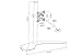 VIVO Single LCD Monitor Height Adjustable Desk Stand