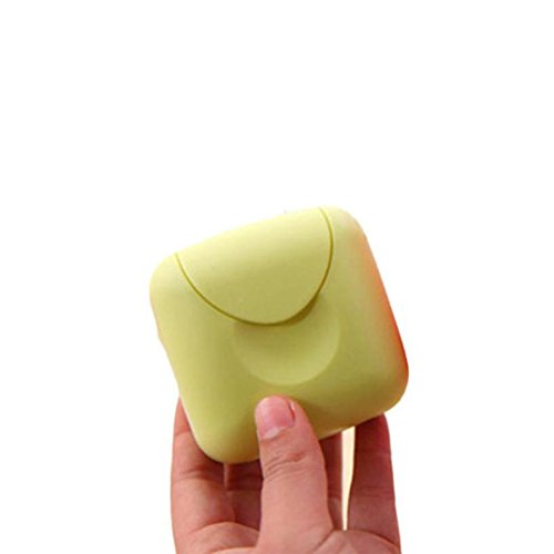 Yeefant Bathroom Dish Plate Case Home Shower Travel Hiking Holder Container Soap Box-Make Your Soap Keep Clear(4 Pack Random Color) (S)
