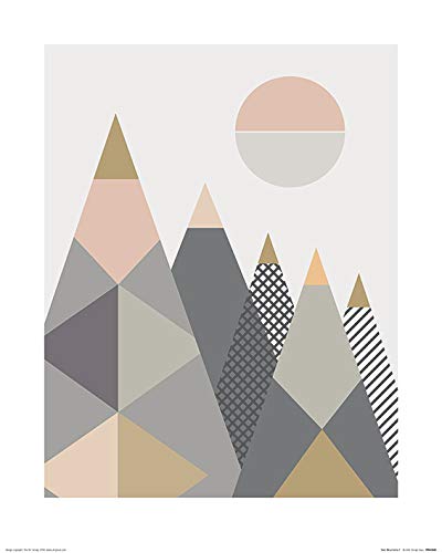 Little Design Haus (Geo Mountains I 40 x 50cm Art Print
