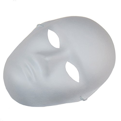 Full Face Handmade Mask Halloween Party Cosplay Carnival Masquerade DIY(6-Pack) - Image 5