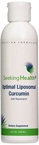 Optimal Liposomal Curcumin | Liposomal Tumeric | Provides 200 mg Curcumin with 75 mg Resveratrol | Non-GMO | Non-Soy | Allergen-Free | Physician Formulated | Seeking Health