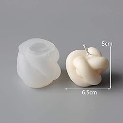 NOA 2 PCS Candle Mold Creative Knot Shape Magic