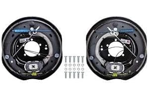 AODYOW Dexter 7,000 lb Trailer Axle NEV-R-Adjust 12"x2" Electric Brake Kit-Left & Right Hand (023-464-00 & 023-465-00)
