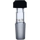 Laboy HMA012101 Glass Thermometer Adapter Inlet Adapter with 14/20 Inner Joint for Distillation Apparatus