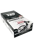 Hammer Gel Rapid Energy Fuel, Single Gel Pouch, 24-Pack Box, Espresso