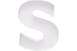 DYLCYPHERIA Cardboard Letter Fillable Charcuterie Board Candy Food Tray, 12.2 inch, Party Event Decoration (S Shape)