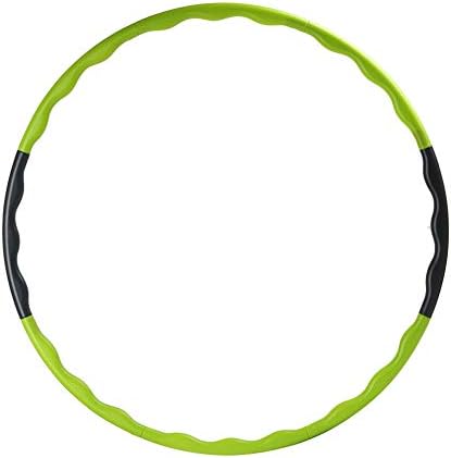 NAttnJf Sports Durable 80cm Detachable Plastic Massage Hula Fitness Hoop Adult Workout Fine Workmanship
