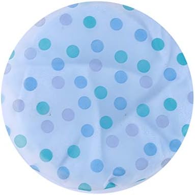 WXNUH Rurah Shower Caps Reusable Waterproof EVA Plastic Elastic Band Flower Printed Hat Environmental Protection Hair Bath Caps Lady Salon Hat