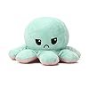 Weilisi Octopus Reversible Plushie Flippy Angry Octopus 20cm,Double-Sided Mood Octopus Plush Emotion Flip Octopus Toy…