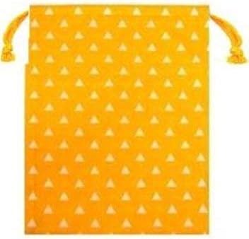 Amazon Co Jp 体操服入れ 手作り 三角柄 イエロー 8181 ロープ黄 ｃｂプリント使用 鬼滅の刃の衣装風柄 鬼滅の刃 きめつのやいば きめつ 巾着袋 大 体操服袋 体操着入れ 体操着袋 男の子 女の子 かわいい おしゃれ 小物入れ 学校 幼稚園 お祝い 入園